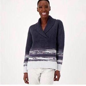 BAREFOOT DREAMS CozyChic Ultra-Soft Luxe Collar Pullover | Size 3X | $158 Retail